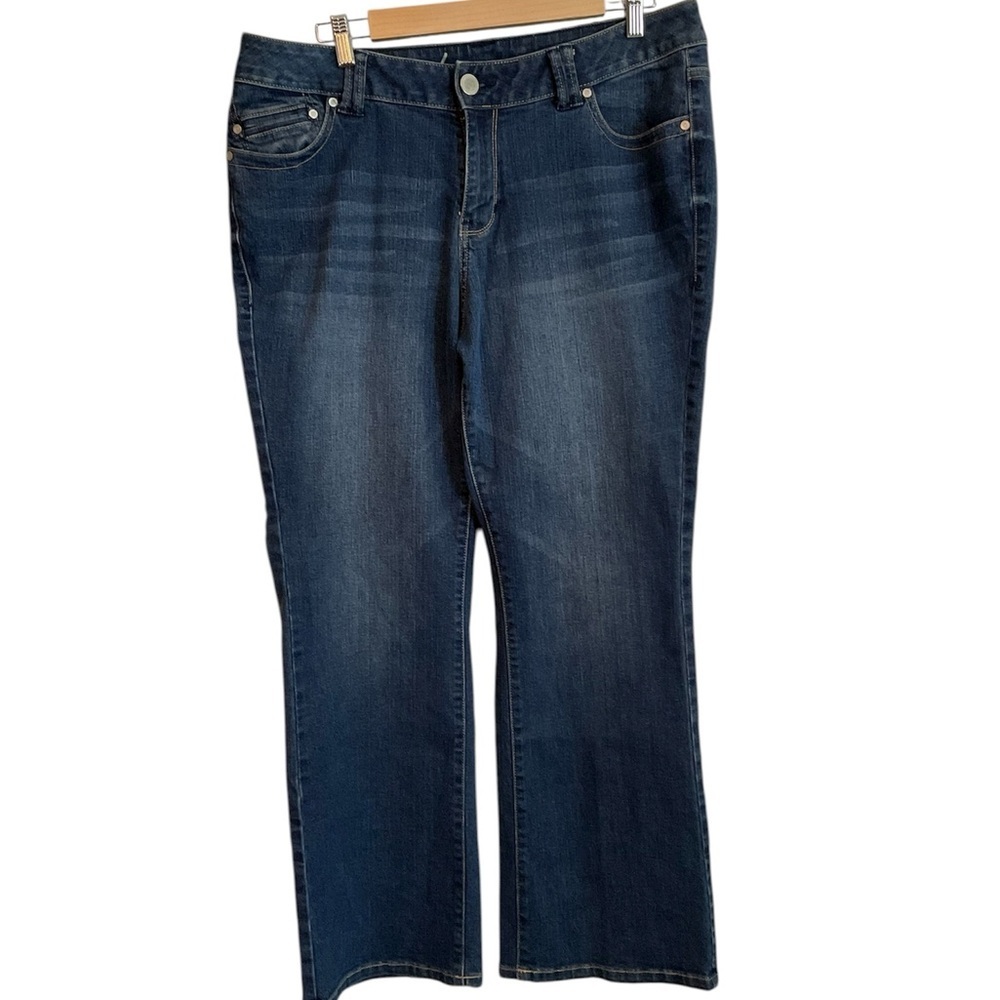 Lane Bryant Dark Blue Flare Jeans